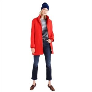 J. Crew Lodge Coat in Italian Wool